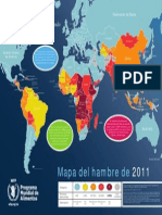 Mapa - Hambre en El Mundo - 2011