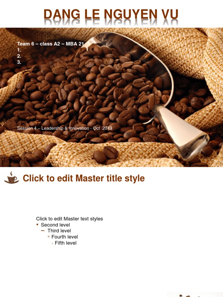 Coffee Template | PDF