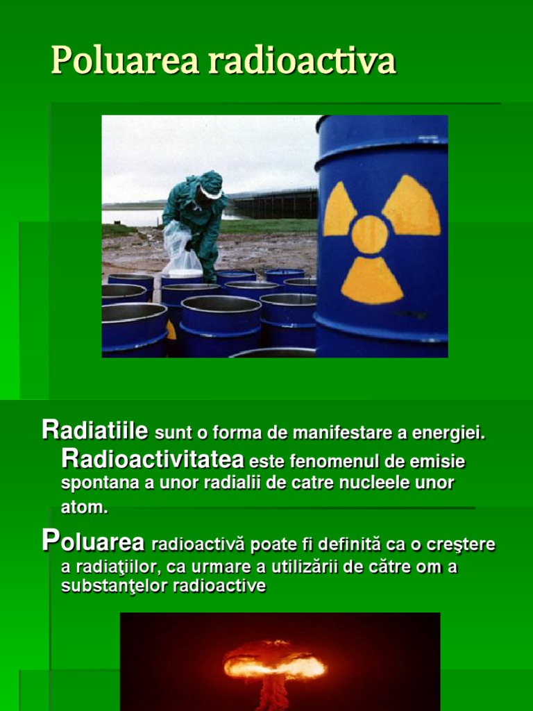 Poluarea Radioactiva PDF