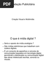 Caracterísitcas Midias Digitais