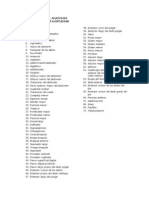 Lista Musculos II Parcial Anatomia