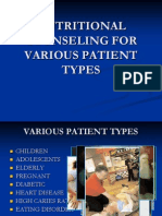 Nutritional Counseling for Various Patient Types (1)