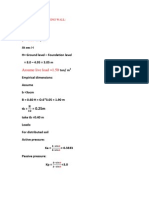 Design of Retainning Wall