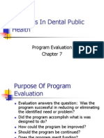 Concepts in Dental Public Health Ch 7