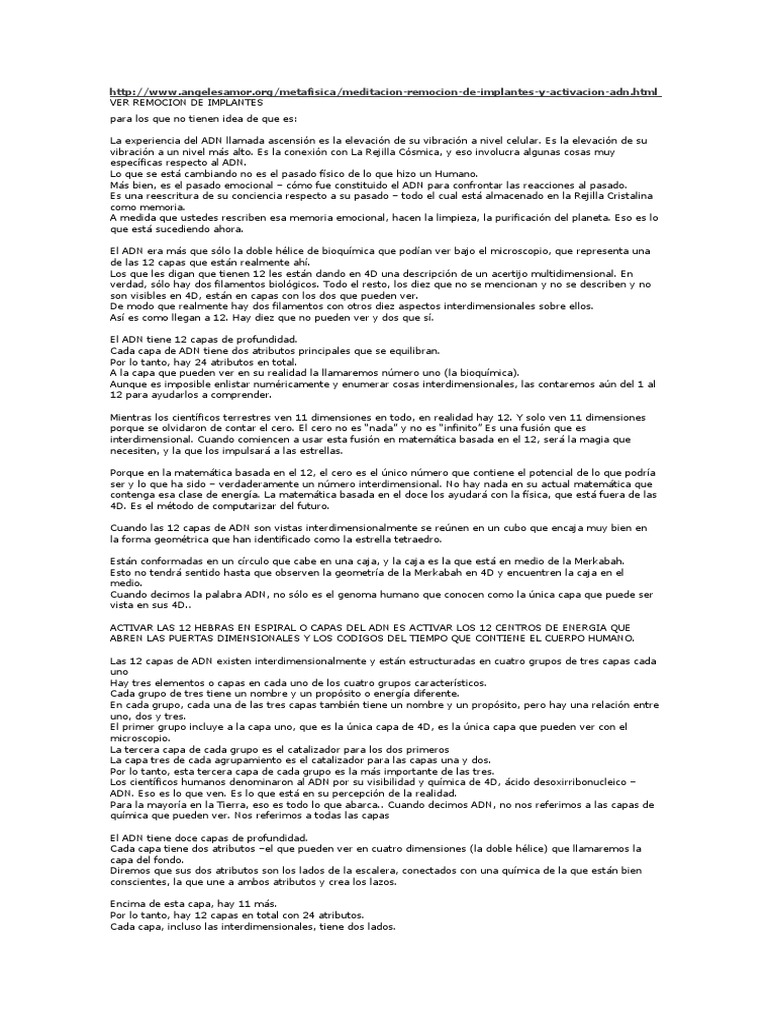 Adn de 12 Hebras | PDF | Adn | Biología