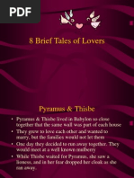 Eight Brief Tales of Lovers