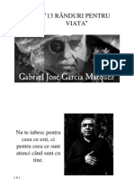 Gabriel Garcia Marquez - 13 Randuri Pentru Viata