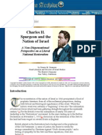 Charles H. Spurgeon and the Nation of Israel (Not Amil or PreTrib,Or Dispensational or PostMil)