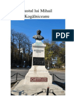 Bustul lui Mihail Kogălniceanu