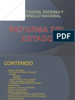 Reforma Del Estado
