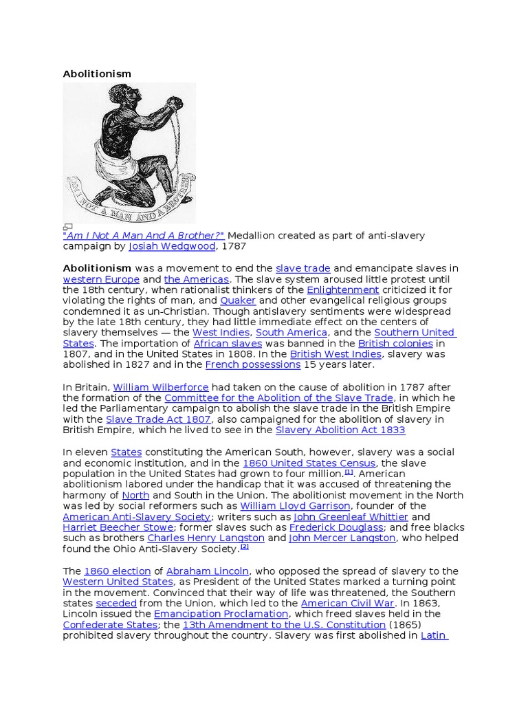 Abolitionism | PDF