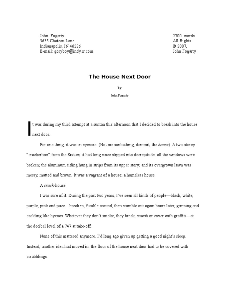 The House Next Door Nature Leisure