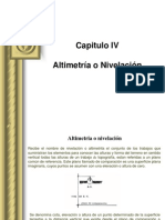 Altimetria o Nivelación