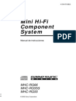 Mini Hi-Fi Component System: MHC-RG66 MHC-RG55S MHC-RG55