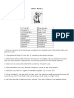 T4 W1 Spelling A and B