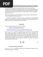 Partial Differential Equations Graphical User Interface Guide For Installing Users