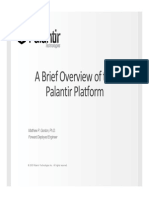 Palantir - A Brief Overview of The Palantir Platform