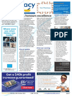 Pharmacy Daily For Mon 14 Oct 2013 - PSA Excellence, Nizoral, Lariam, APHS, Fair Work, Kris Smith and Much More