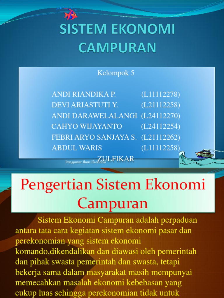 Sistem Ekonomi Campuran 3 Pptx