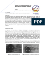 Modeling Saturated Porous Media With Elasto-Plastic Behavior and Non-Darcy Flow Law Considering Different Permeability Coefficients