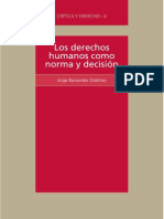 Los Derechos Humanos Como Norma y Decision