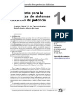 Herramienta para La Enseñanza de Sistemas Eléctricos de Potencia PDF