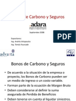 Bonos de Carbono y Seguros - LEA