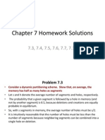Homework Solutions CH 7 Memory Management