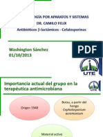 Washington Sánchez - Antibióticos β-lactámicos - Cefalosporinas