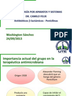 Washington Sánchez - Antibioticos B-láctamicos Penicilinas