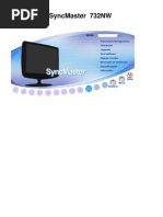 Manual SyncMaster 732nw