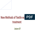 New Methods of Textile Waste Water Treatment: Leture 37