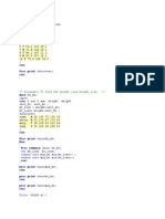 Input Datalines: / Program-1 To Find The Weight Loss Height Loss
