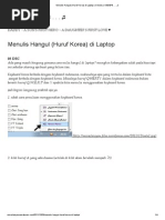 Download Menulis Hangul Huruf Korea Di Laptop by Irfan Mohammad SN175875107 doc pdf