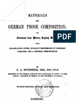 German Prose Compoosition and Key