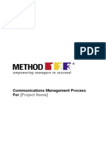 Communications Management Process