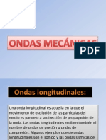 Ondas longitudinales: velocidad y ejemplos