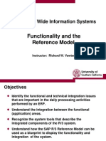 Functionality and The Reference Model: Enterprise Wide Information Systems