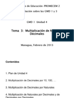 Multiplicación de Números Decimales GMD1