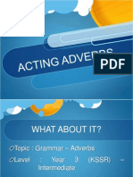 ELT Methodology - Acting Adverbs (Fairuz, Nisha&Eqah)