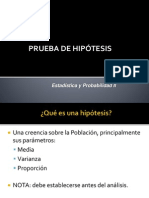 Prueba de Hipotesis