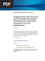 Implementing the Account and Financial Dimensions Framework AX2012