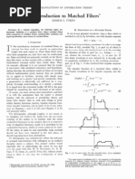 An Introduction To Matched Filters