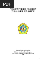 Download Pedoman Format Penulisan Tugas Akhir Dan Skripsi by ags_hny SN17590297 doc pdf