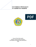 Download PedomanFormatPenulisanTugasAkhirDanSkripsibyagshnySN17590297 doc pdf