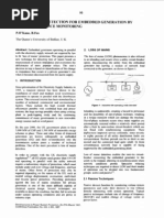 Loss of Mains Detection For Embedded Generation by System Impedance Monitoring
