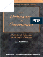 TheOrdinancesOfGovernment Al AhkamAs SultaniyyahByAbuAl HasanAliIbnMuhammadIbnHabibAl Mawardi