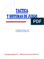 Tactica y Sistemas de Juego Nivel 3