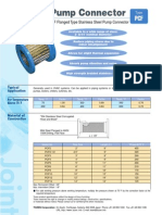 PCF Flanged Type Stainless Steel Pump Connector