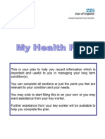 Personal Health Plan of NHS Great Yarmouth and Waveney